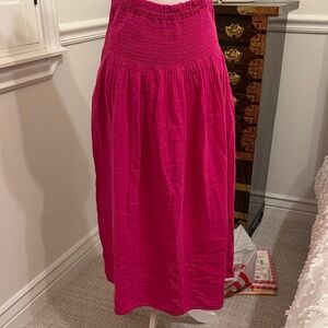 GAP Vibrant Pink A-Line Skirt